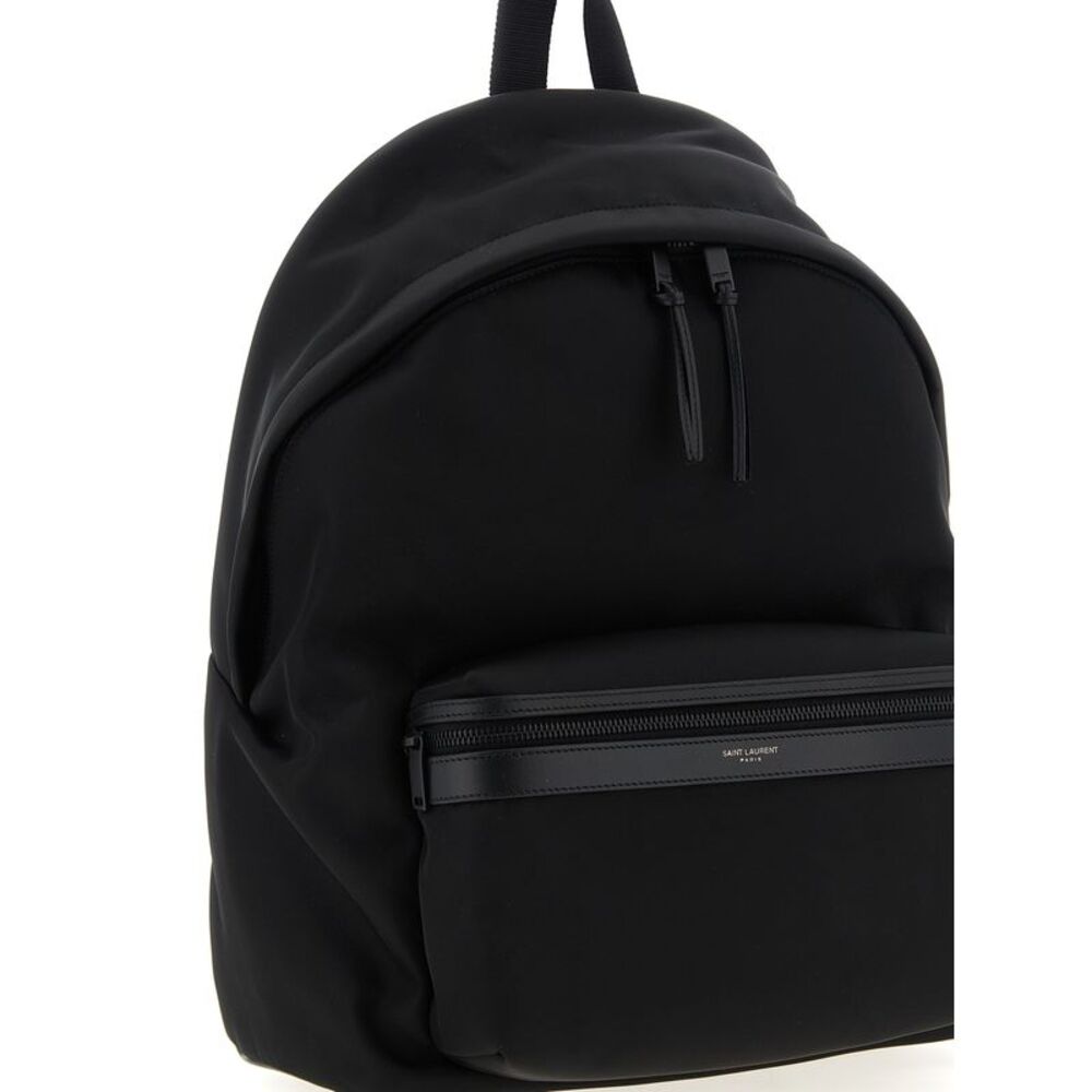 Saint Laurent Black Polyamide Men's Backpack - Picture 3 of 4